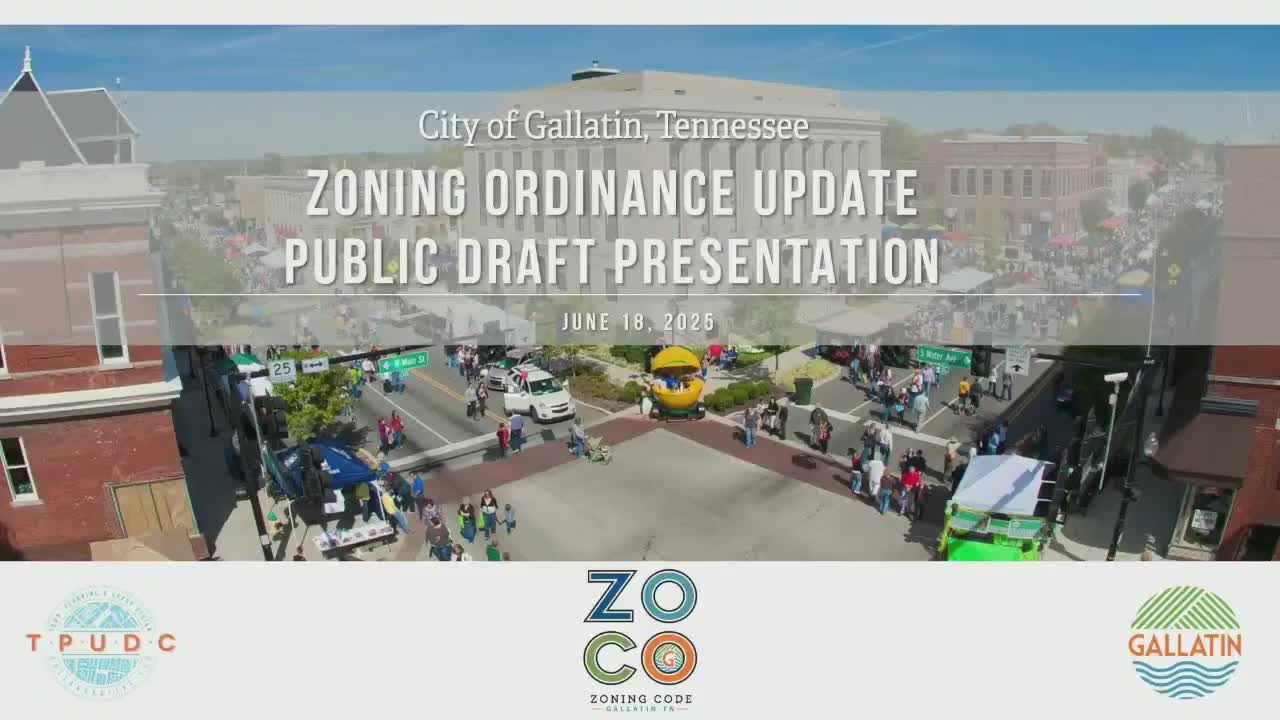 City Planner Brian Rose presents public draft of new zoning code ZOCCO