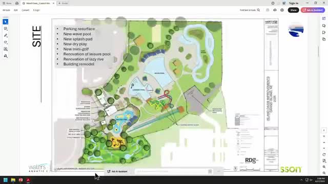 Island Oasis updates plans for new wave pool and mini golf attraction