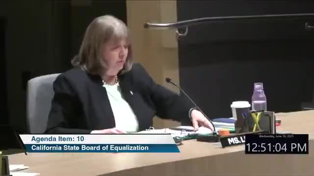 California Board of Equalization discusses survivor recovery and insurance reforms post-firestorms