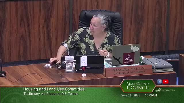 Na Po e Kokua advocates for housing assistance at Maui Council meeting