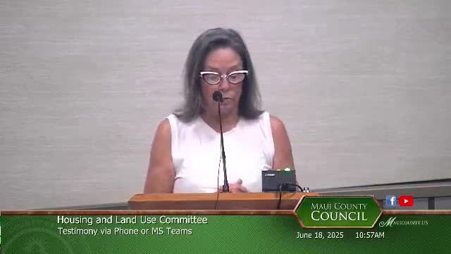 Maui residents advocate for affordable housing and address deferred maintenance issues
