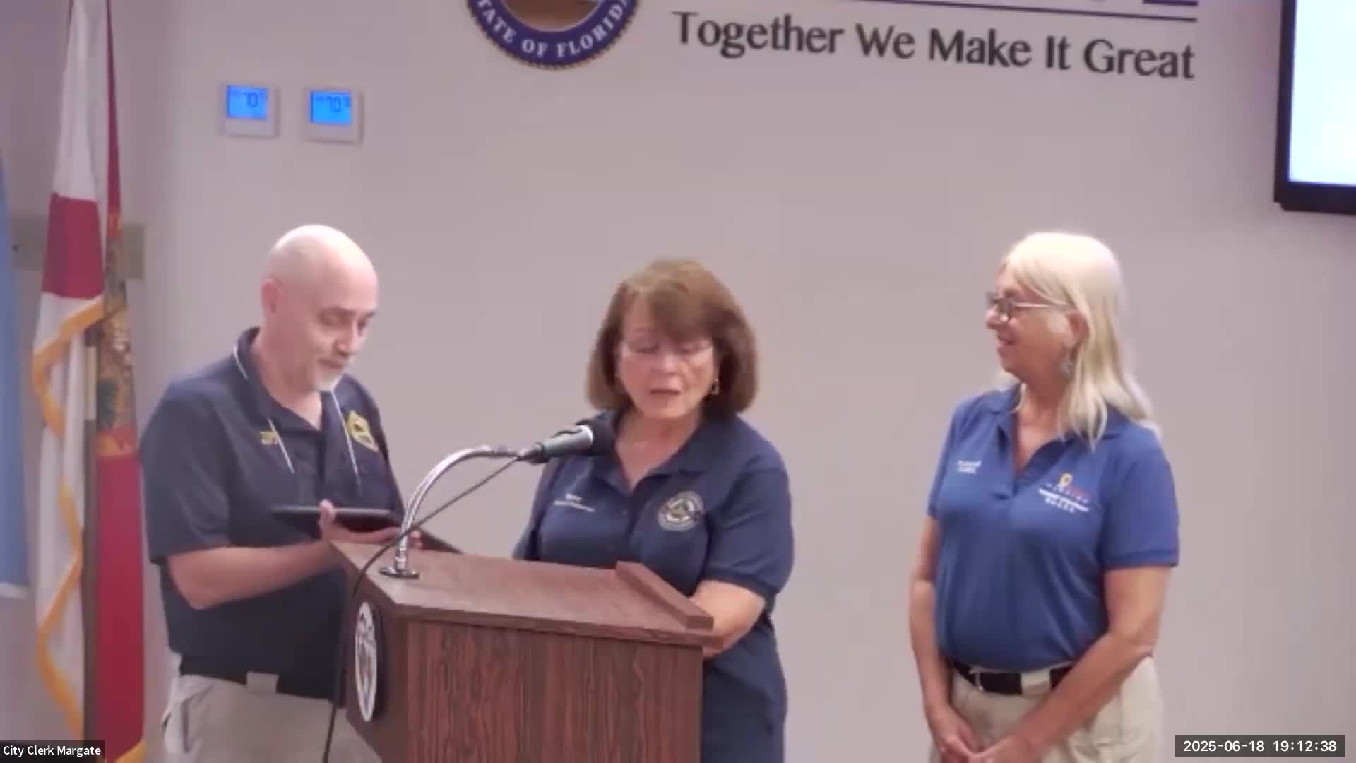 Margate City Commission recognizes amateur radio week and emergency communications role