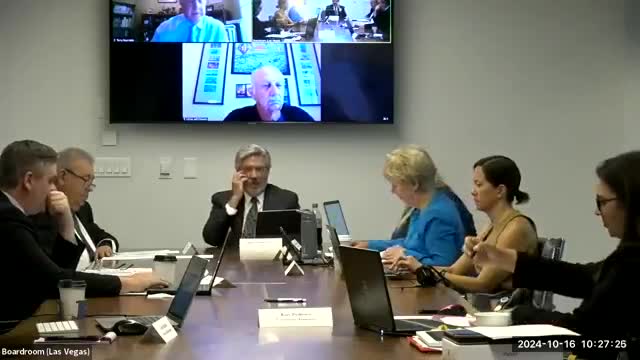 Nevada Ethics Commission accepts settlement in GID trustee case, defers penalty in Super Bowl-ticket matter and approves report; authorizes legal defense in Rod