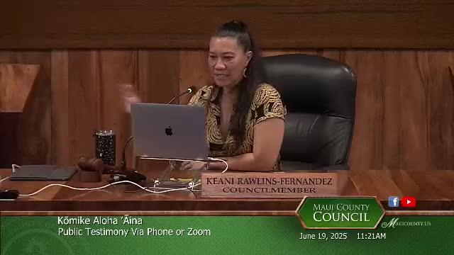 Hawaii council discusses integrating Hawaiian language into meeting agendas