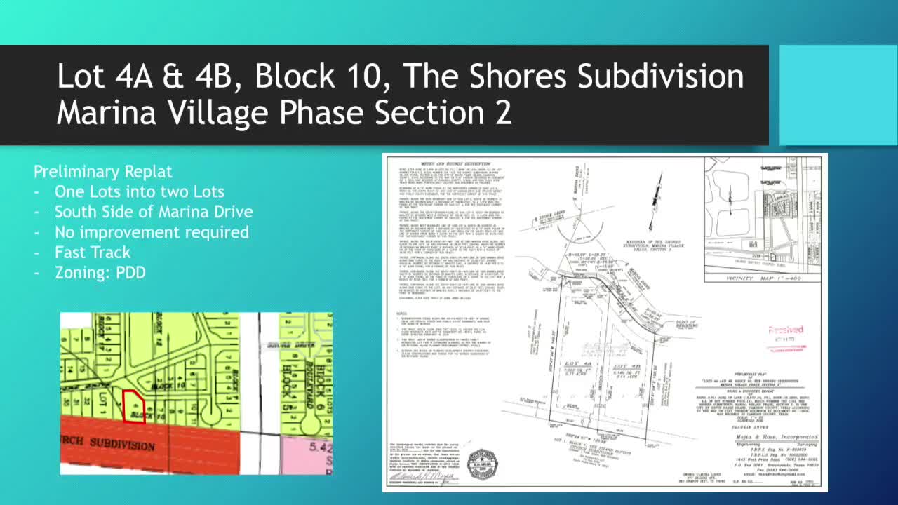 City Council approves subdivision plans for Puttery Beach and Padre Beach