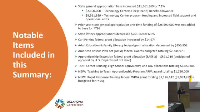 Oklahoma Education Board approves fiscal year 2026 budget with significant technology funding