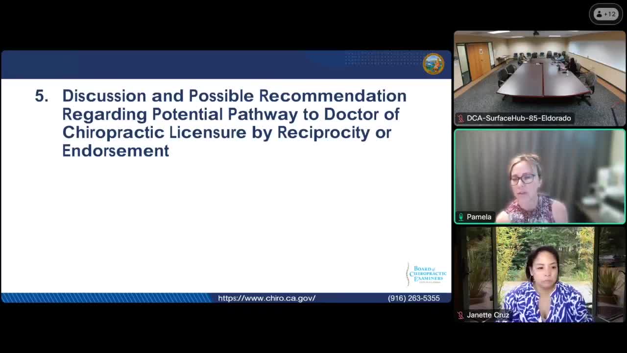California Chiropractic Board explores licensure reciprocity to attract out-of-state physicians