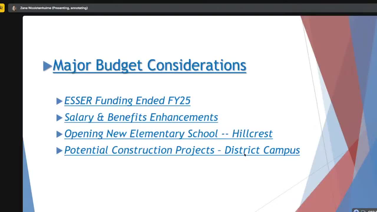 District plans new maintenance shop and salary adjustments amid financial changes
