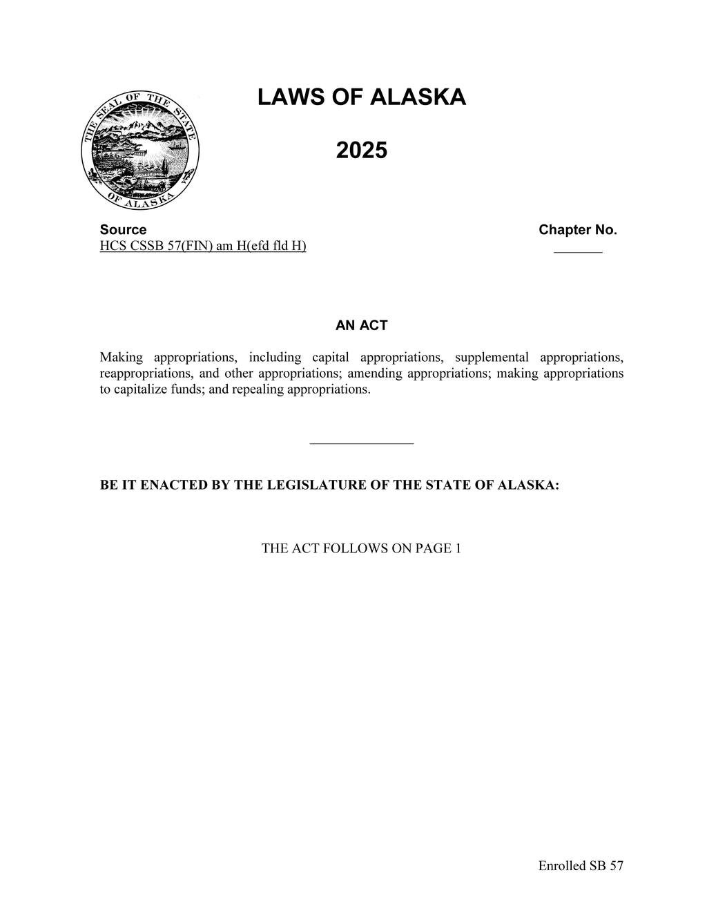 Alaska legislature allocates $2.8B budget for multiple state departments