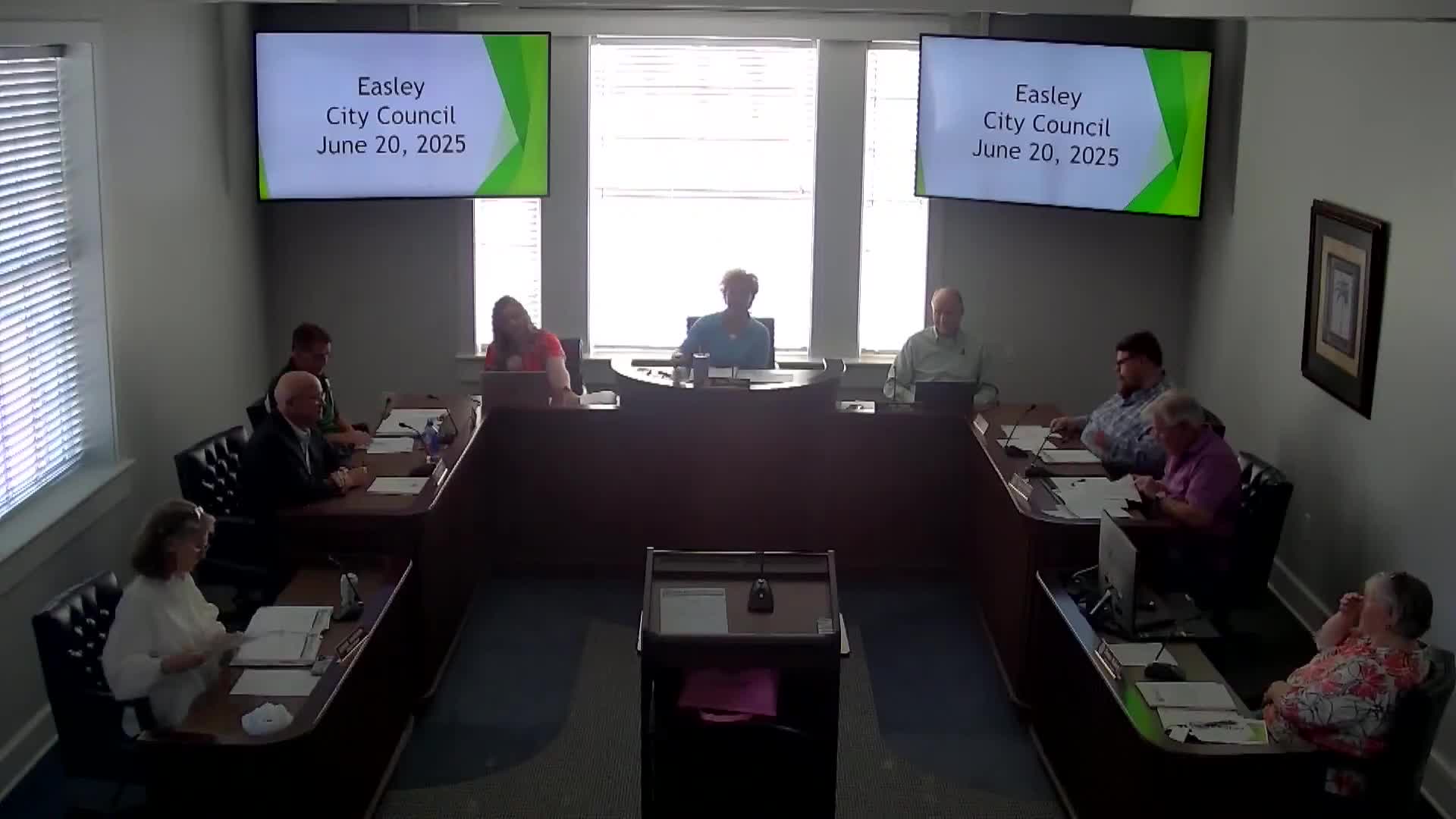 Easley council adopts FY2025-26 budget, designates $399,855 in road-fee funds for Canaan Land/Olive Street roundabout