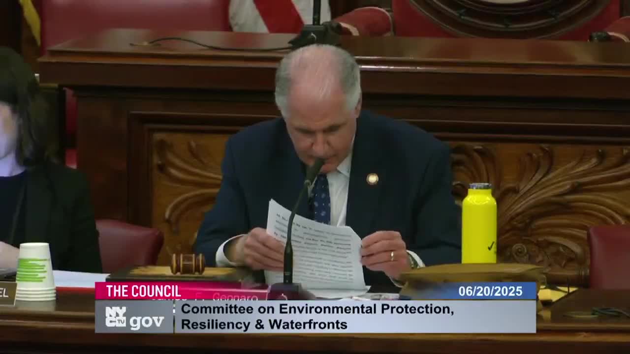 Council hears pre‑considered bill to streamline stormwater permitting; DEP and developers seek faster reviews