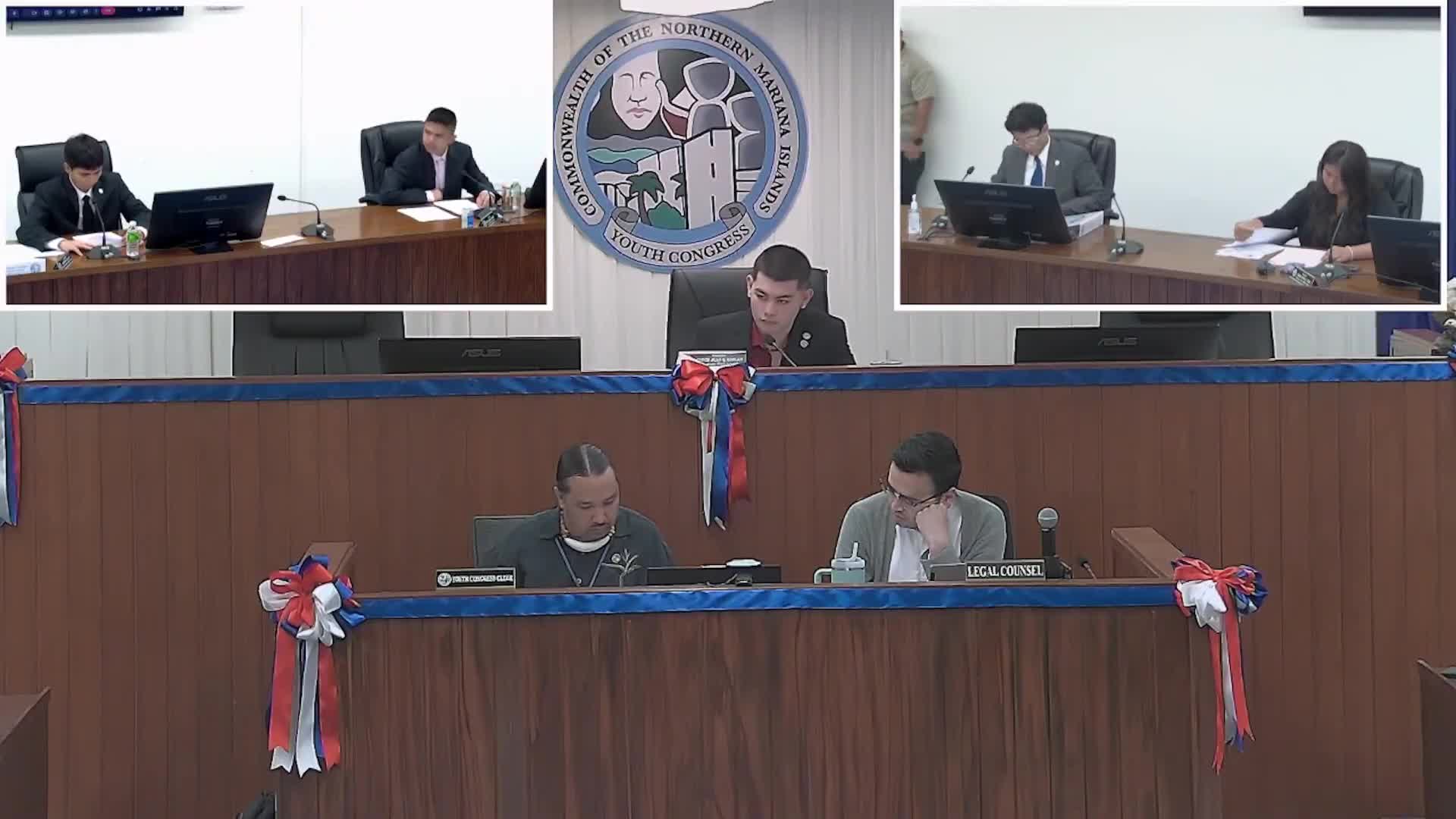Youth Congress adopts journal 20-01 and introduces bill to honor CNMI flag