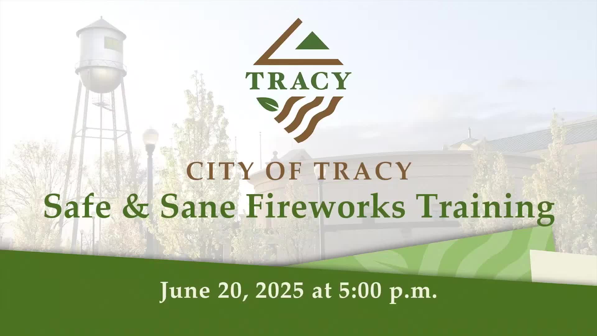 Tracy hosts vendor safety seminar outlining inspections, hours and fire-safety rules for fireworks sales