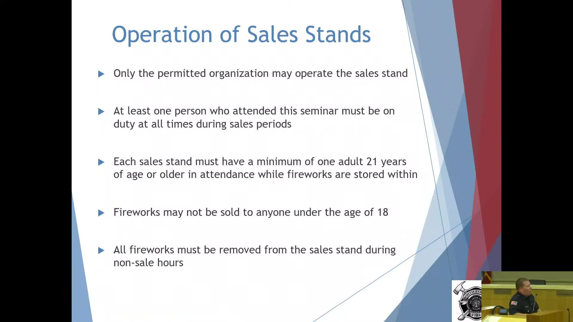 City officials outline firework sales regulations and safety measures for upcoming season