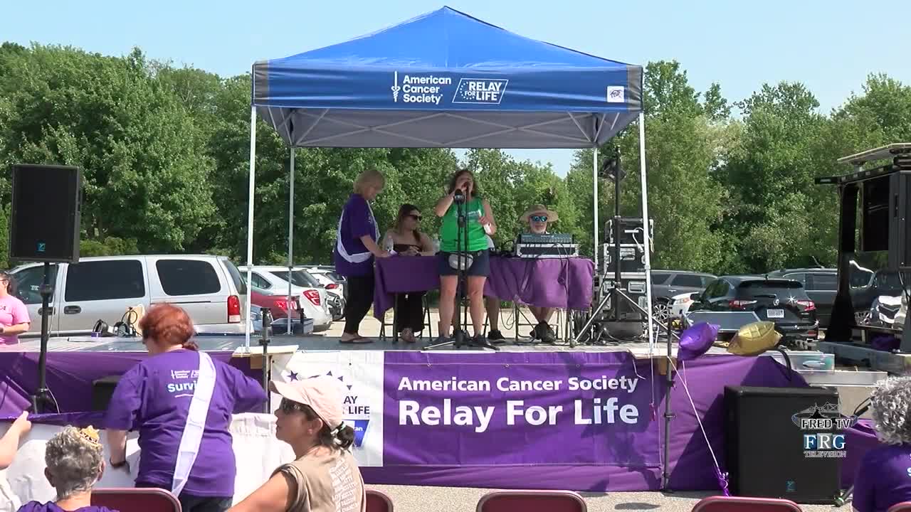 Mayor Coogan and Judy LaChance celebrate 27 years of Fall River Relay for Life