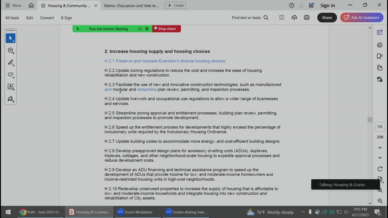 Evanston committee debates housing supply and preservation strategies amid community concerns