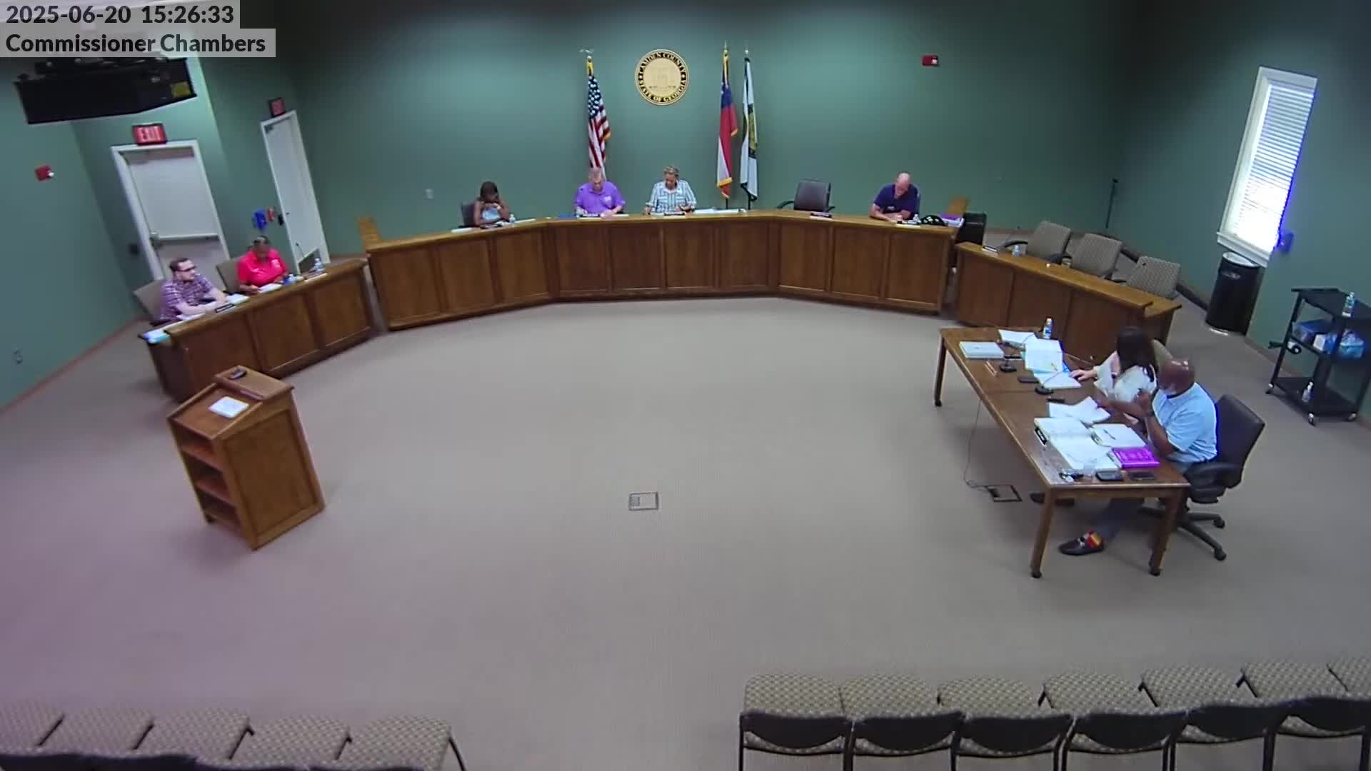 County board approves single polling location at Woodbine for July 15 runoff