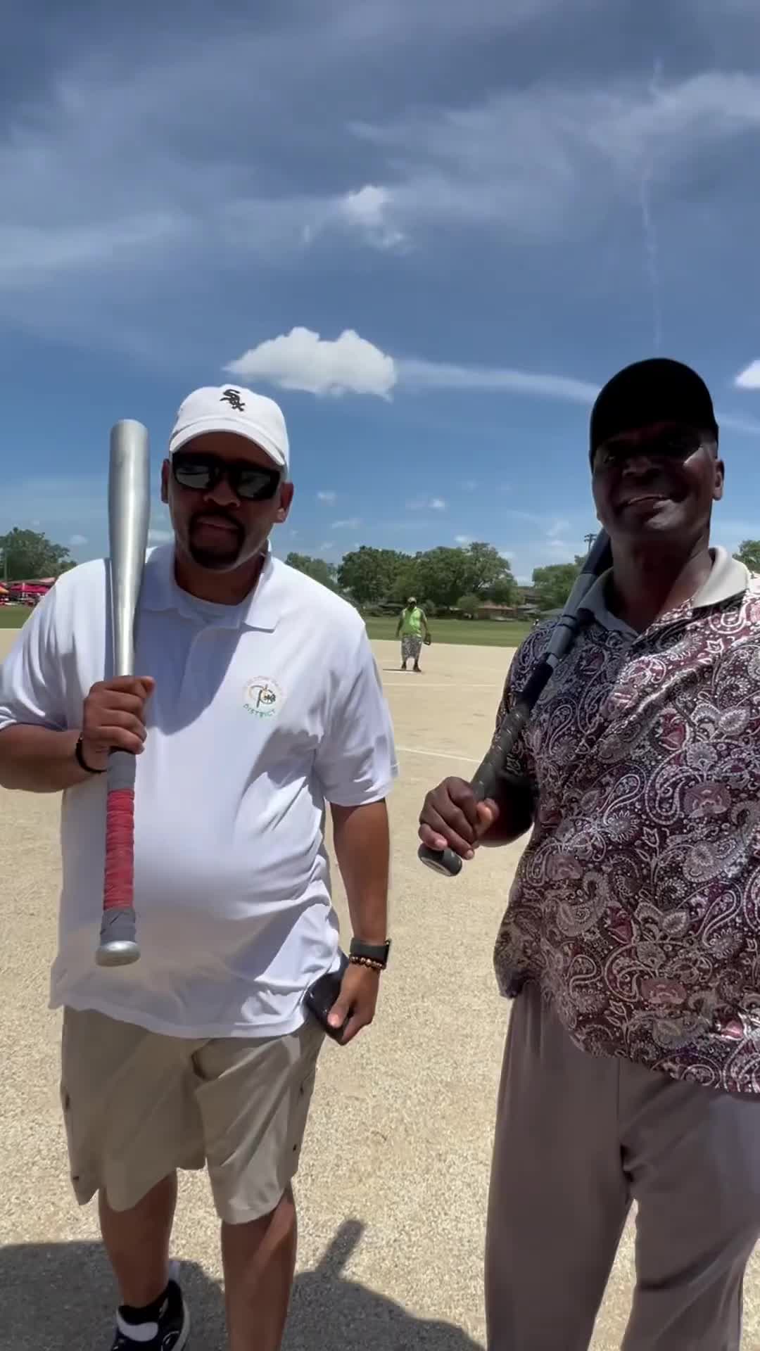 Trustees Brown and Cleo promote youth baseball revival at Dalton Park