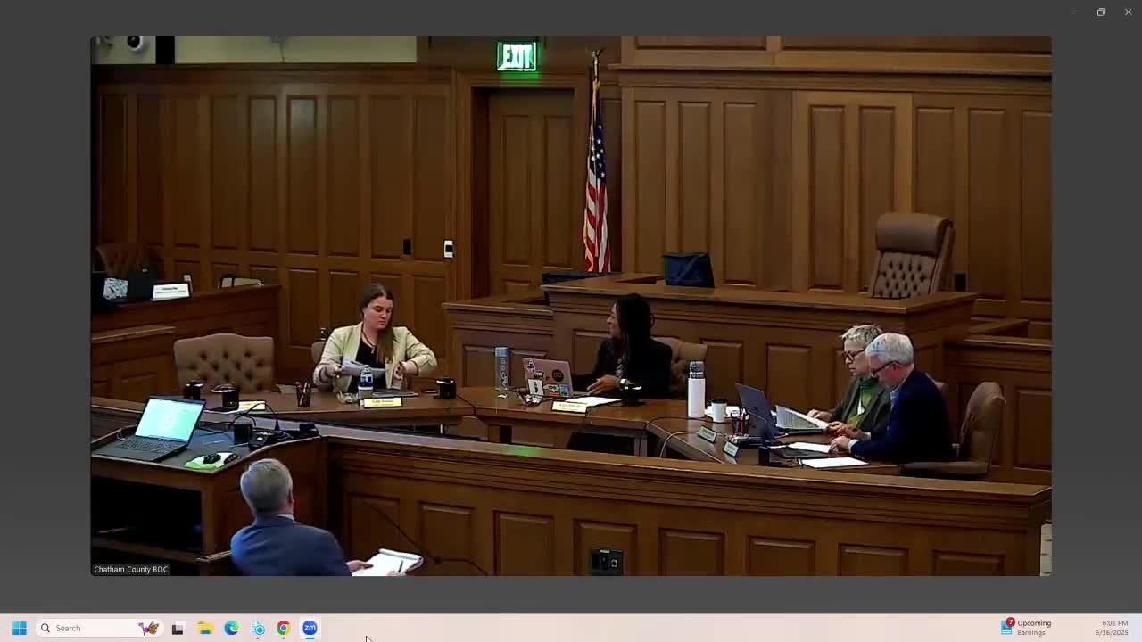 Chatham County Commissioners adopt budget and honor George Moses Horton Day