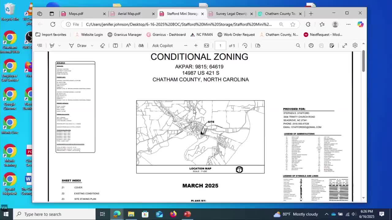 Cape Fear Township reviews Dickens RV Park rezoning request for septic system expansion