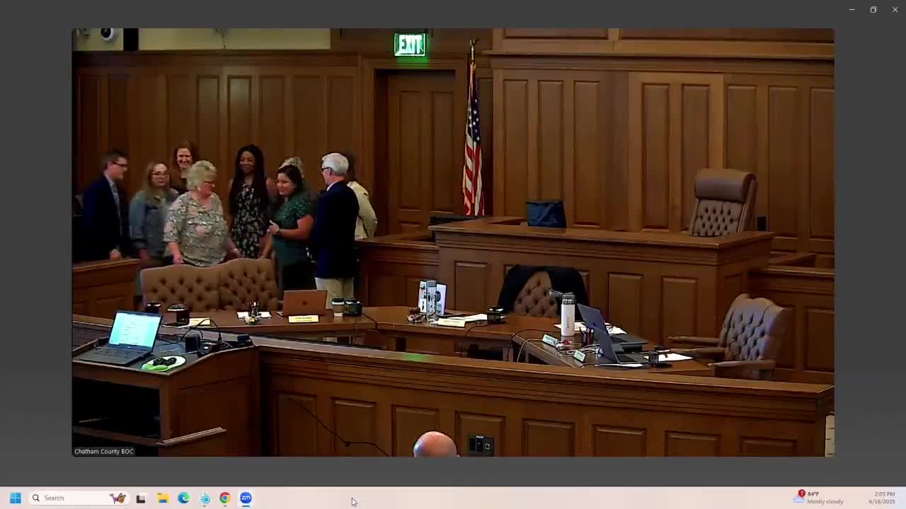 Chatham County adopts 2025-26 budget after public hearings and work sessions