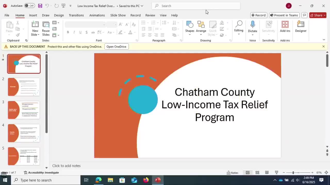 Chatham County expands low-income tax-relief program, raising income limit and allowing other exemptions