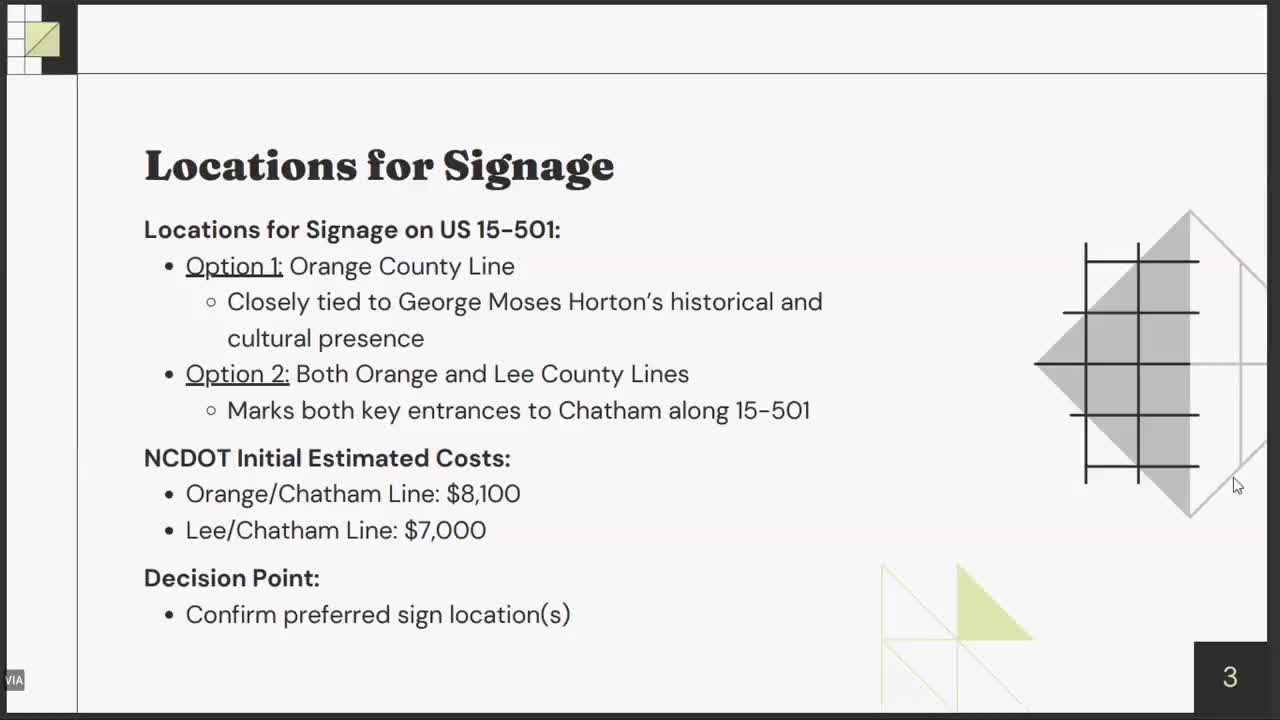Chatham County Board approves two historical welcome signs for George Moses Horton
