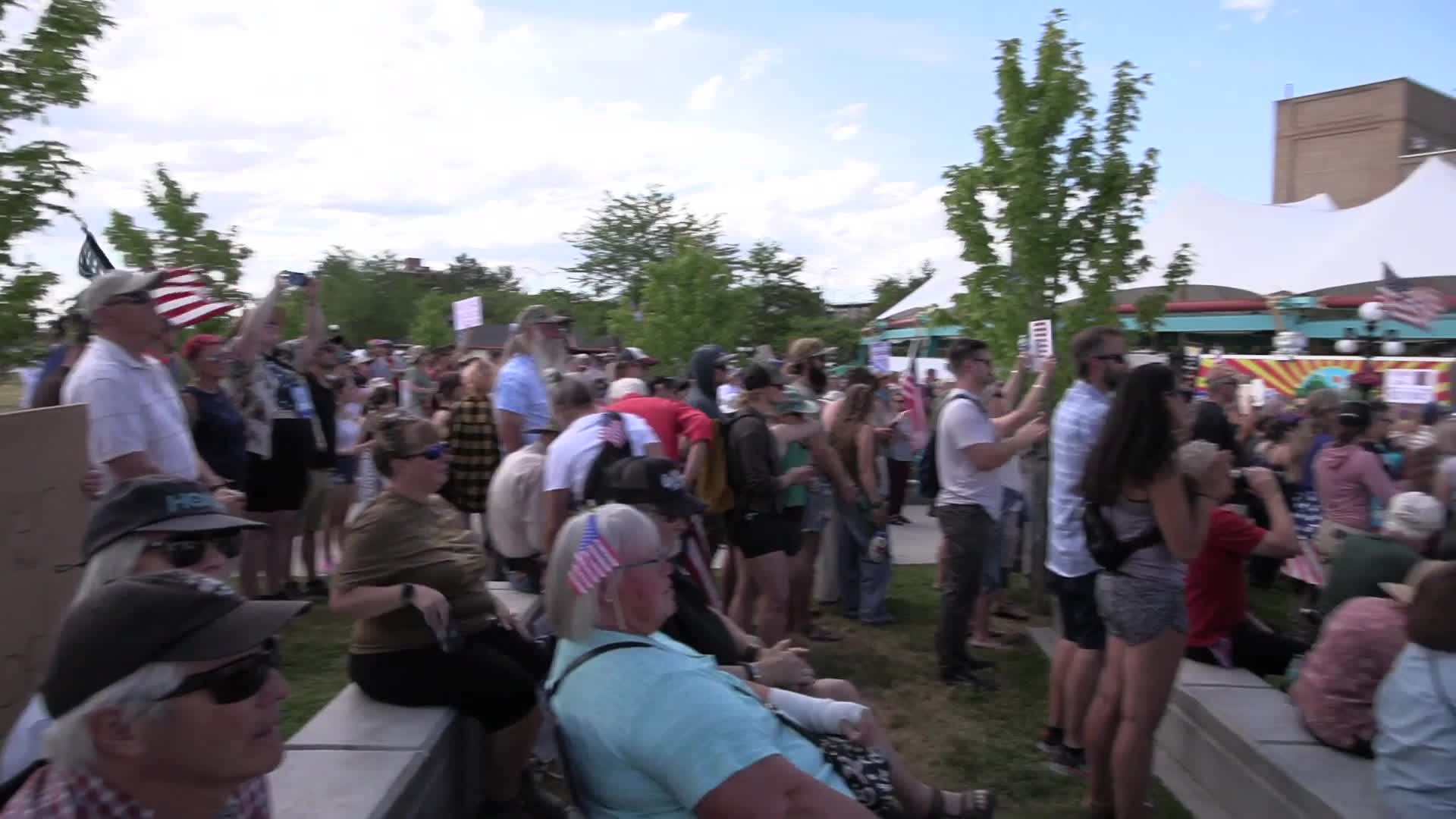 Community rally in Missoula urges support for local organizations and veteran rights