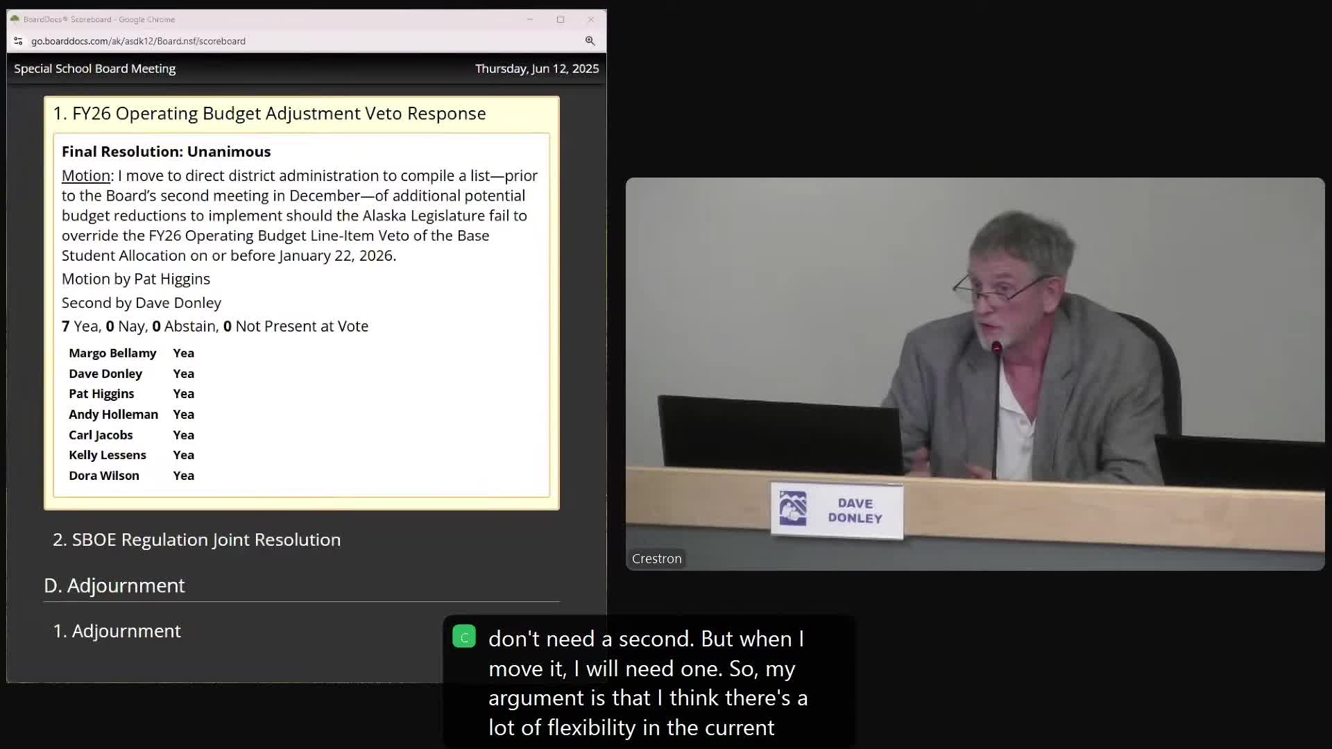 Anchorage school board debates middle school model amid staffing challenges and budget cuts