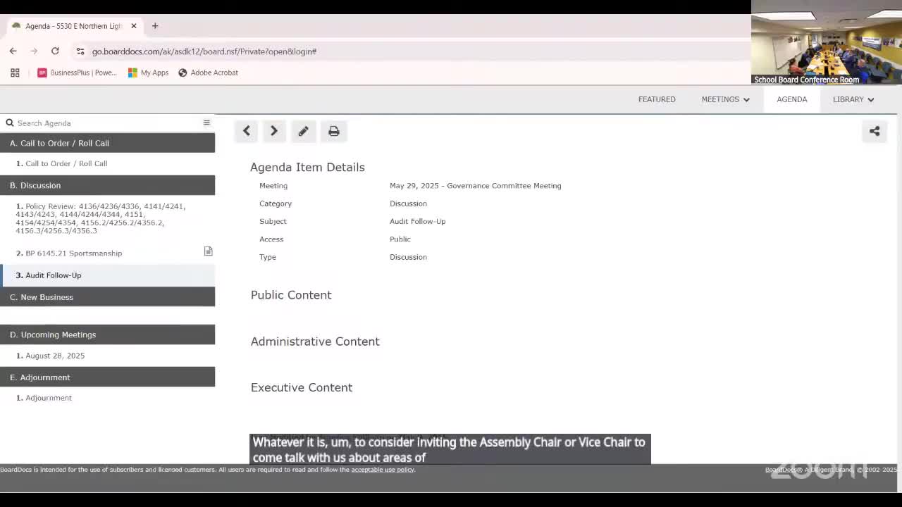 Board discusses rightsizing guidance and school‑closure priorities; plans to seek clarity before action; promotion/retention item set to be postponed