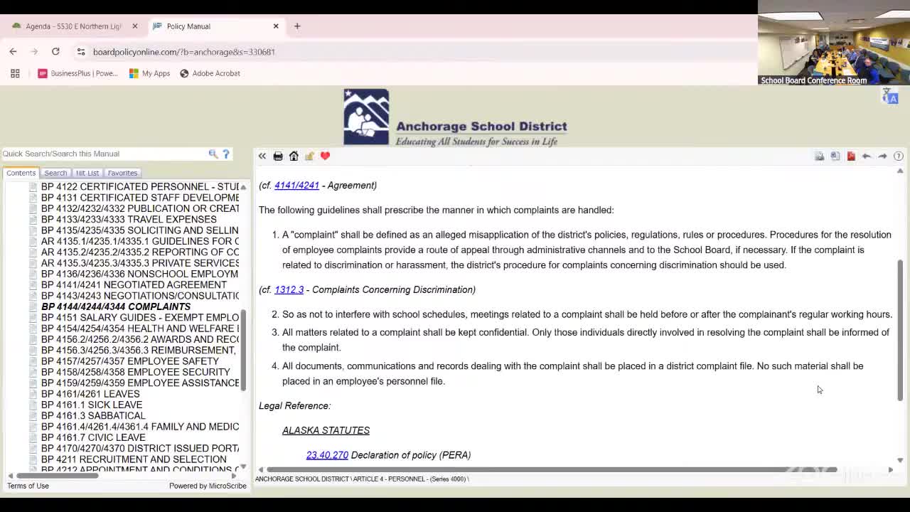 Anchorage School District staff to implement public complaints dashboard, board asks for regular reports