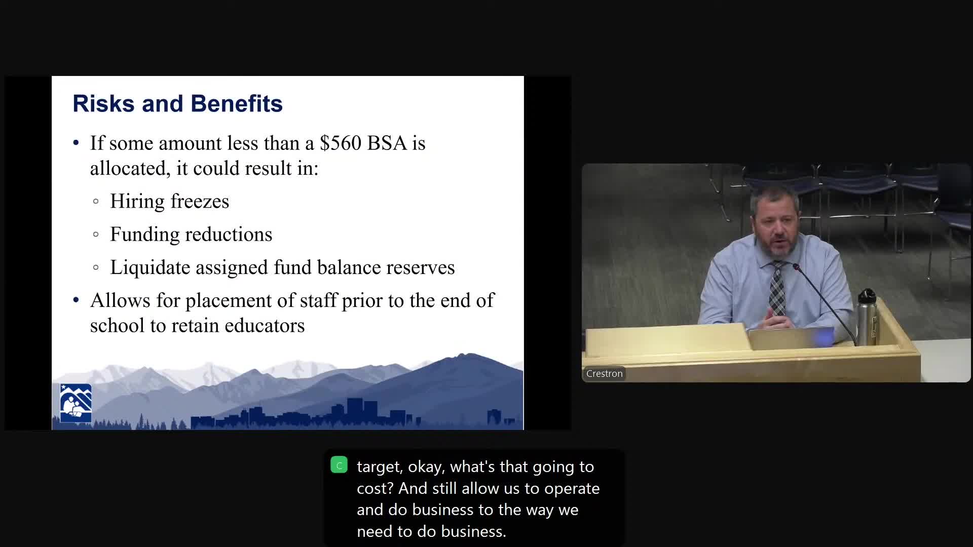 Anchorage School District plans budget changes to avoid staff layoffs
