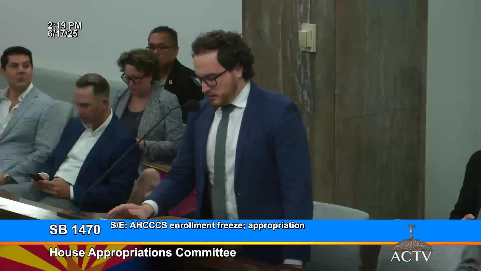 Committee backs temporary freeze on Medicaid expansion enrollments, trims state share by $108 million