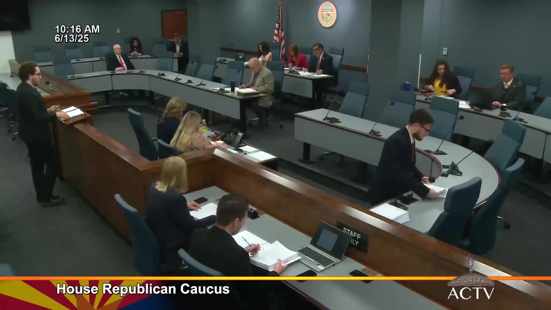 Arizona appropriations committee reviews FY2026 budget package, hears timelines for I‑10 work and debates mental‑health consent language