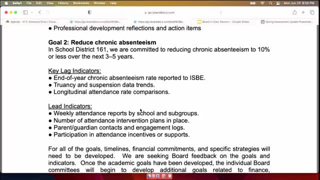 School Board proposes raising academic goals to 90% proficiency by 2033