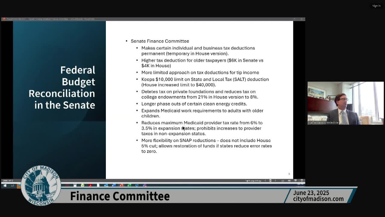 Madison projects 6200 residents to lose Medicaid under budget reform plan