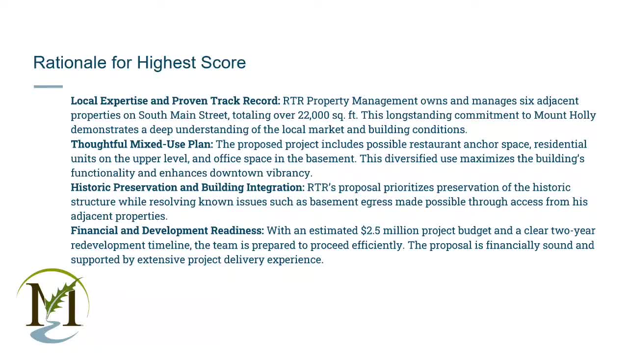 City Council selects RTR Property Management for 131 South Main redevelopment project