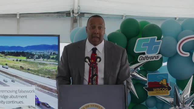WRCOG celebrates project funding led by Supervisor Chuck Washington in Temecula