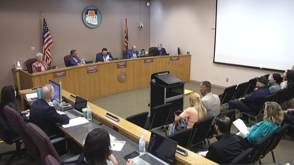 Yuma County proclaims June 2025 Safety Month; announces safety summit, cooling centers, waste-fee changes and voter deadlines