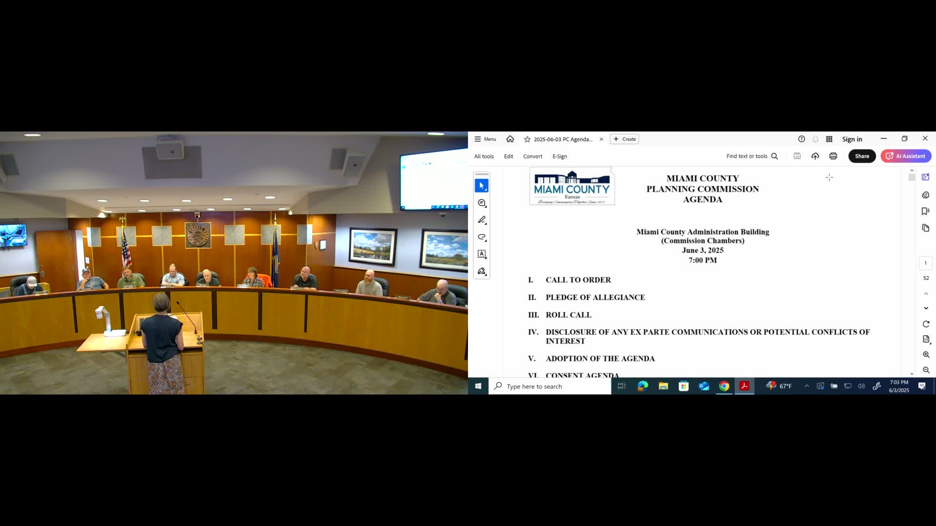 Commission continues CUP 25001 for 1890 Block Quarry to July 1 after split vote