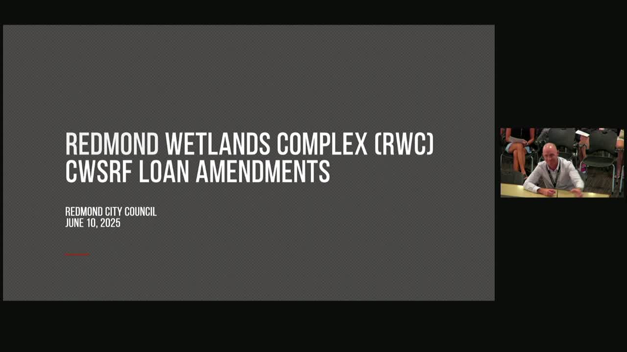 Redmond approves $81.25 million DEQ loan package to finance Wetlands Complex construction