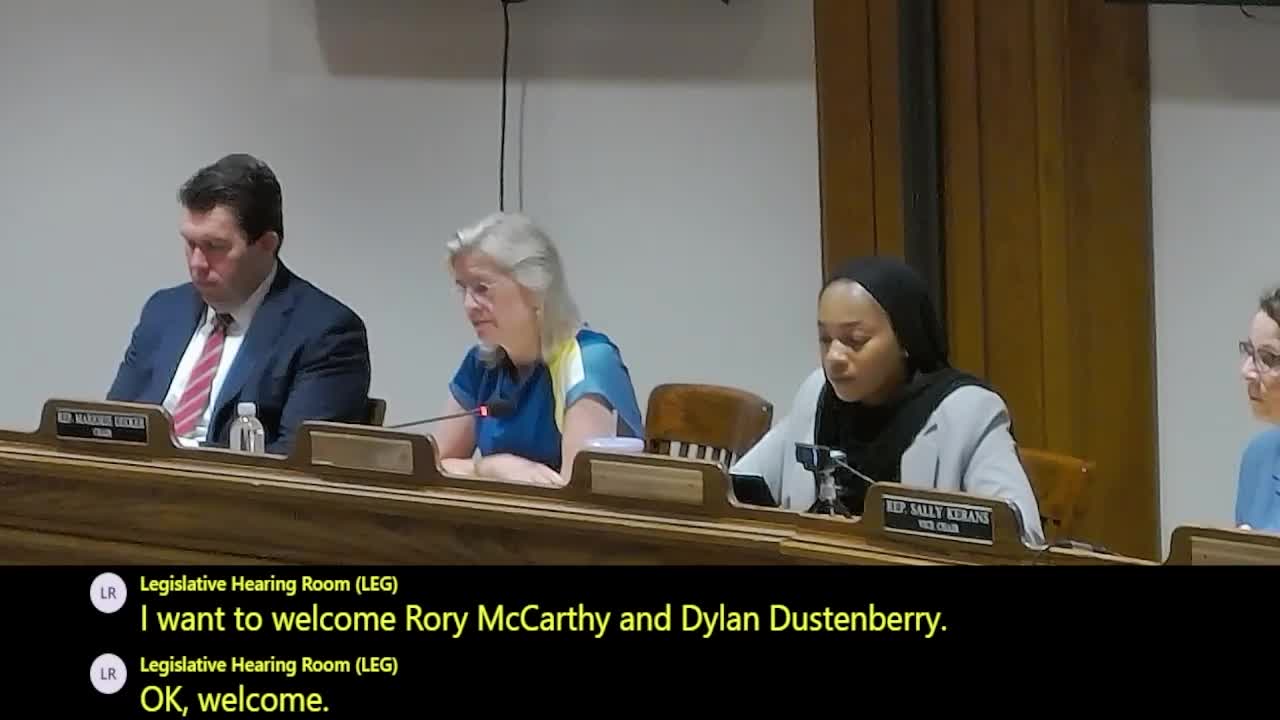 Rory McCarthy urges Massachusetts lawmakers to pass chaperone policy to prevent medical abuse