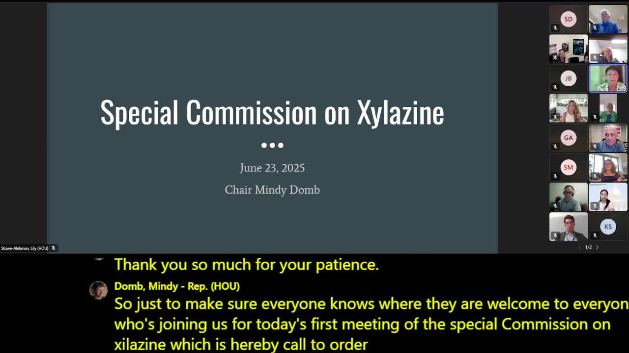 Joint Committee on Mental Health addresses Xylazine challenges in drug supply