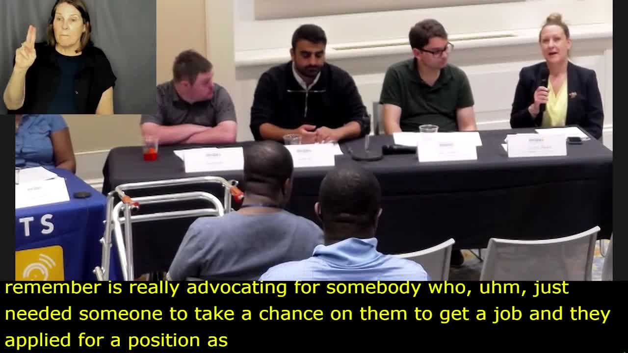Advocate highlights job support's impact on financial independence and confidence