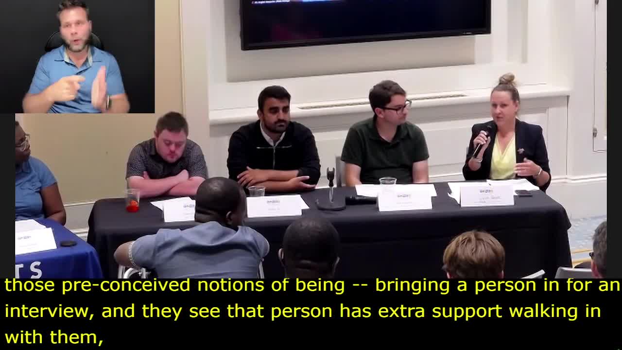 Panel discusses strategies for inclusive employment opportunities for job seekers with disabilities