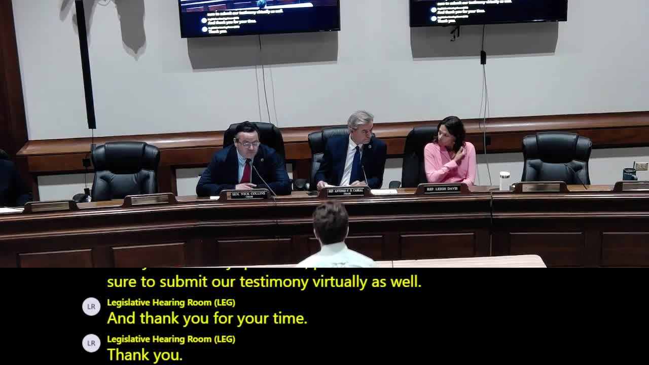 Senator Tarr proposes Roadrunner as Massachusetts official rock song during legislative session