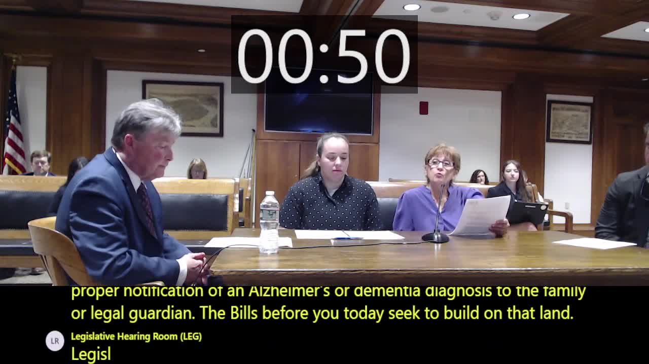 Massachusetts legislators advance bills to enhance Alzheimer's care and public awareness
