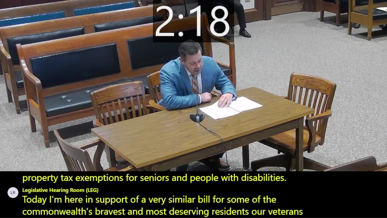 Massachusetts lawmakers advance property tax relief for disabled veterans and streamline exemptions