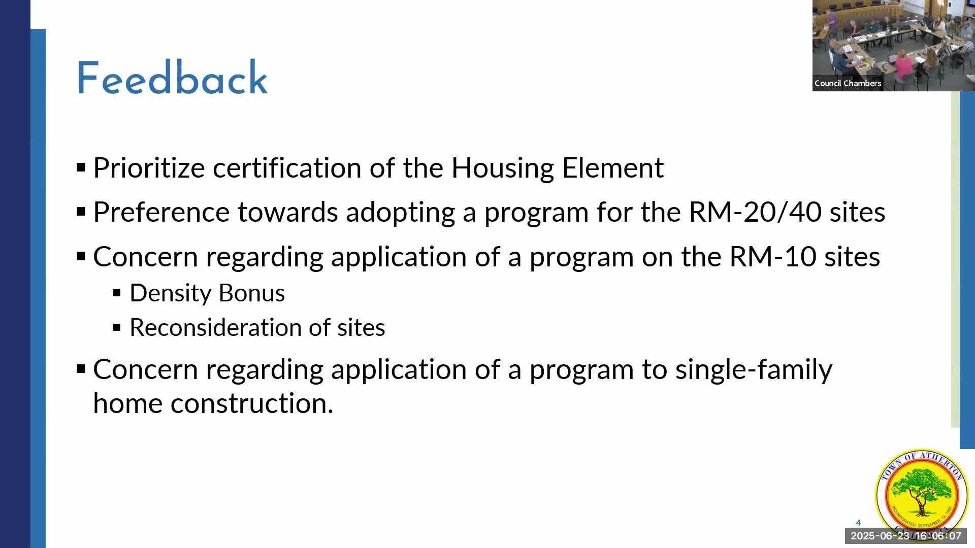 Menlo Park Council evaluates inclusionary housing options for RM zoned sites