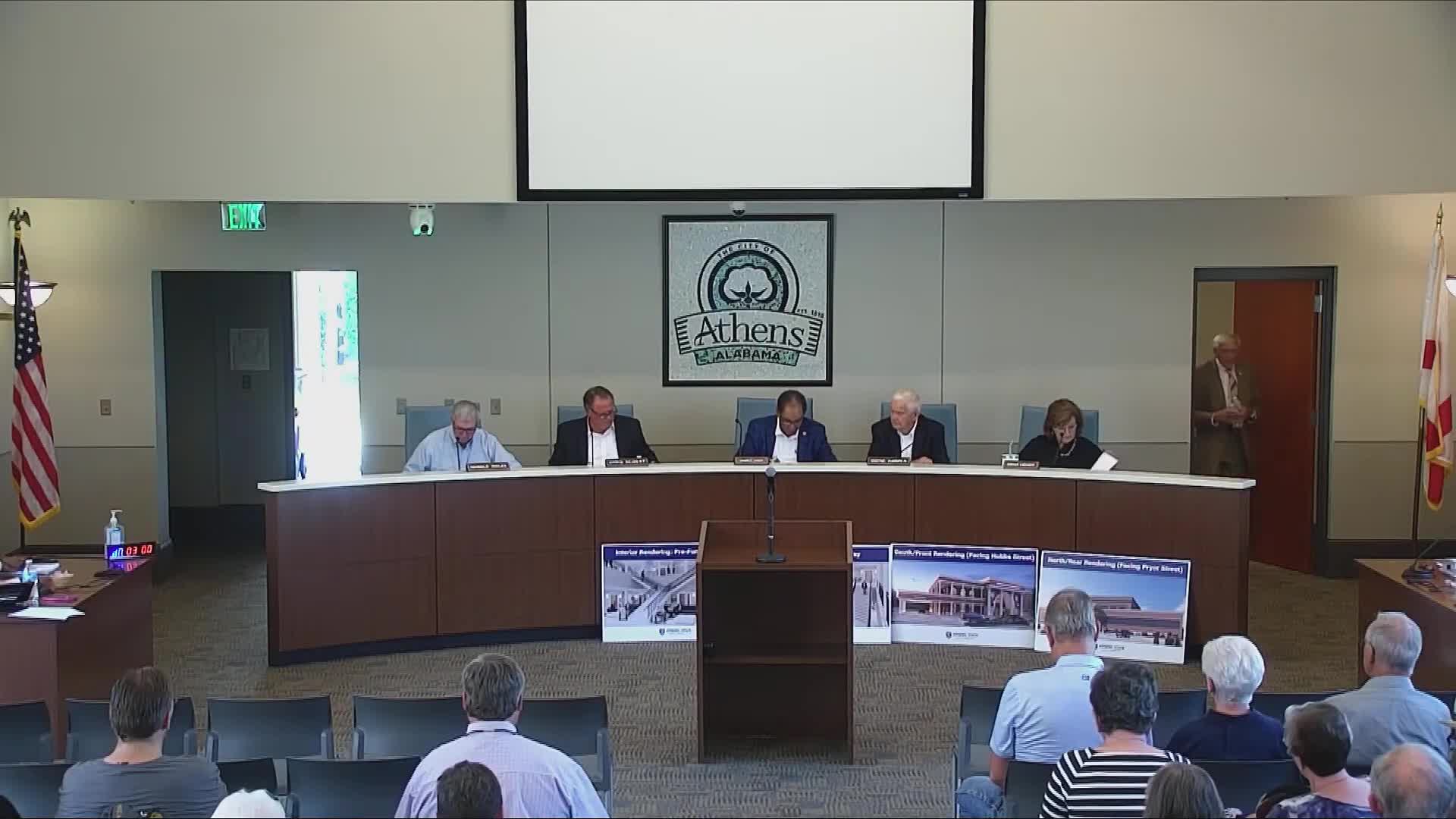 Athens City Council reviews electric budget and approves bid for U.S. 72 improvements